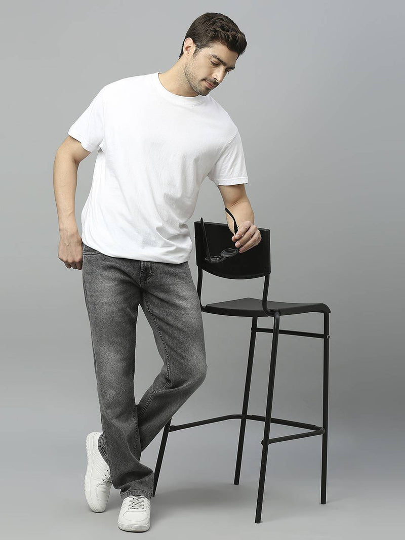 Thomas Scott Men Classic Fit Heavy Fade Whiskers Stretchable Jeans