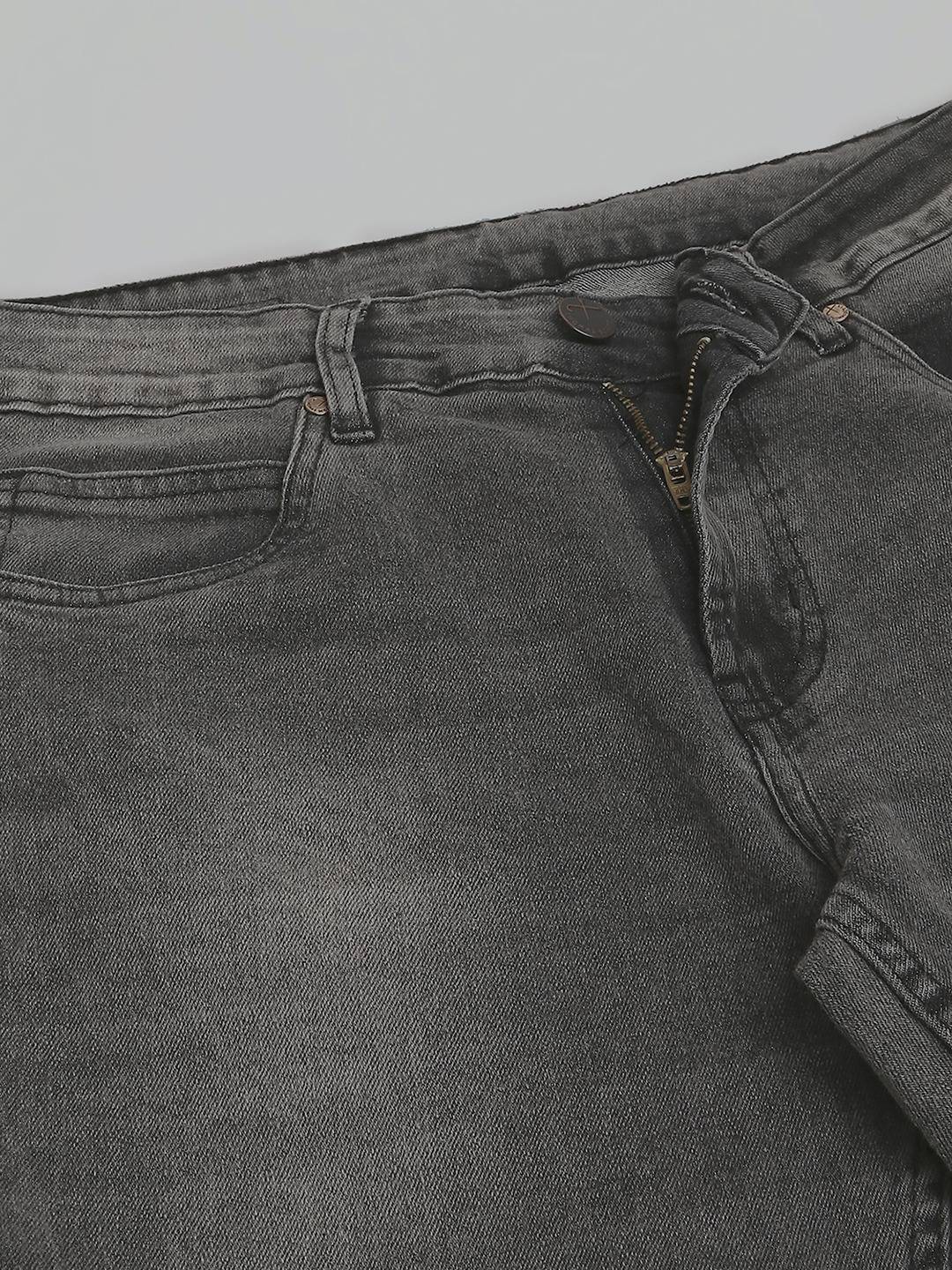 Thomas Scott Men Classic Fit Heavy Fade Whiskers Stretchable Jeans