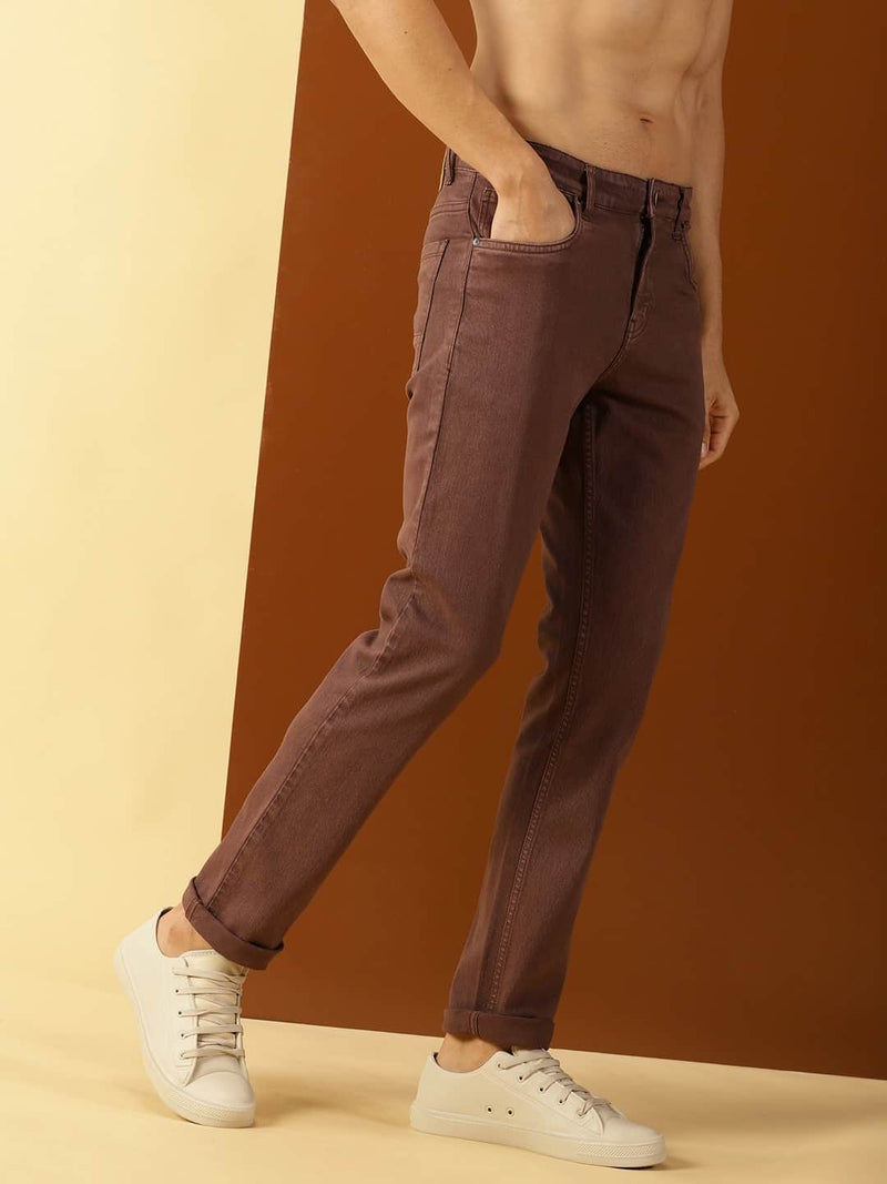 Thomas Scott Men Clean Look Smart Slim Fit Stretchable Jeans
