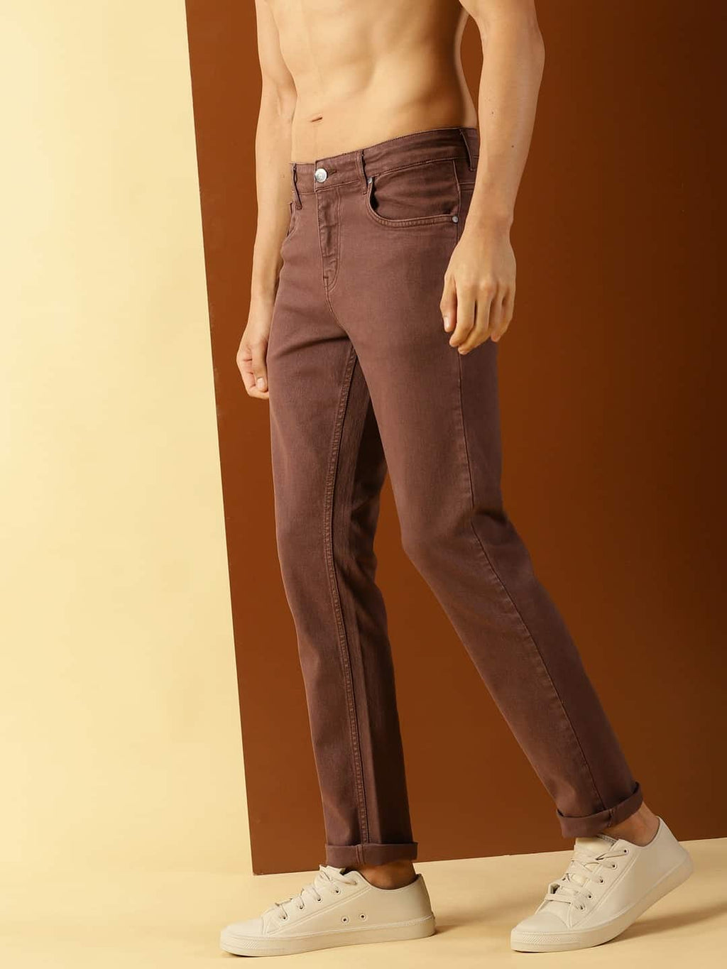 Thomas Scott Men Clean Look Smart Slim Fit Stretchable Jeans
