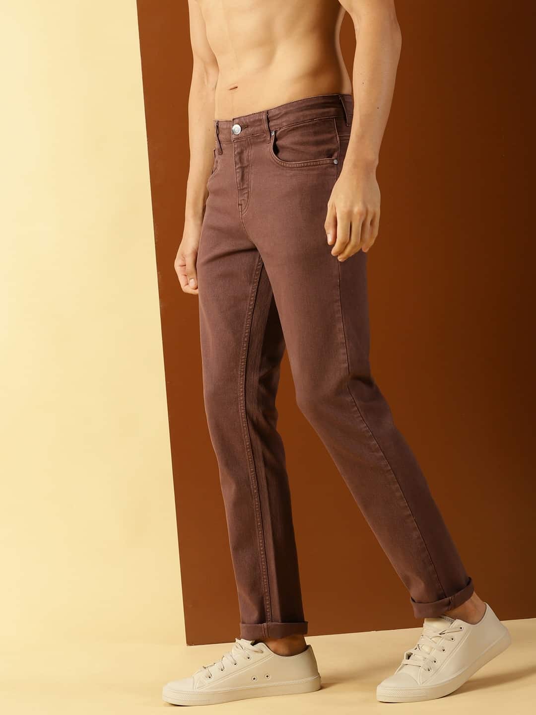 Thomas Scott Men Clean Look Smart Slim Fit Stretchable Jeans