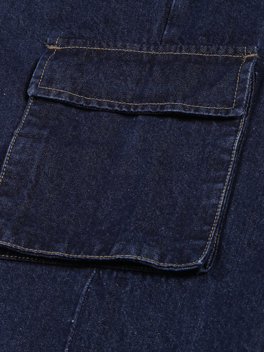 Thomas Scott Men Comfort Relaxed Fit Clean Look Pure Cotton Cargo Jeans