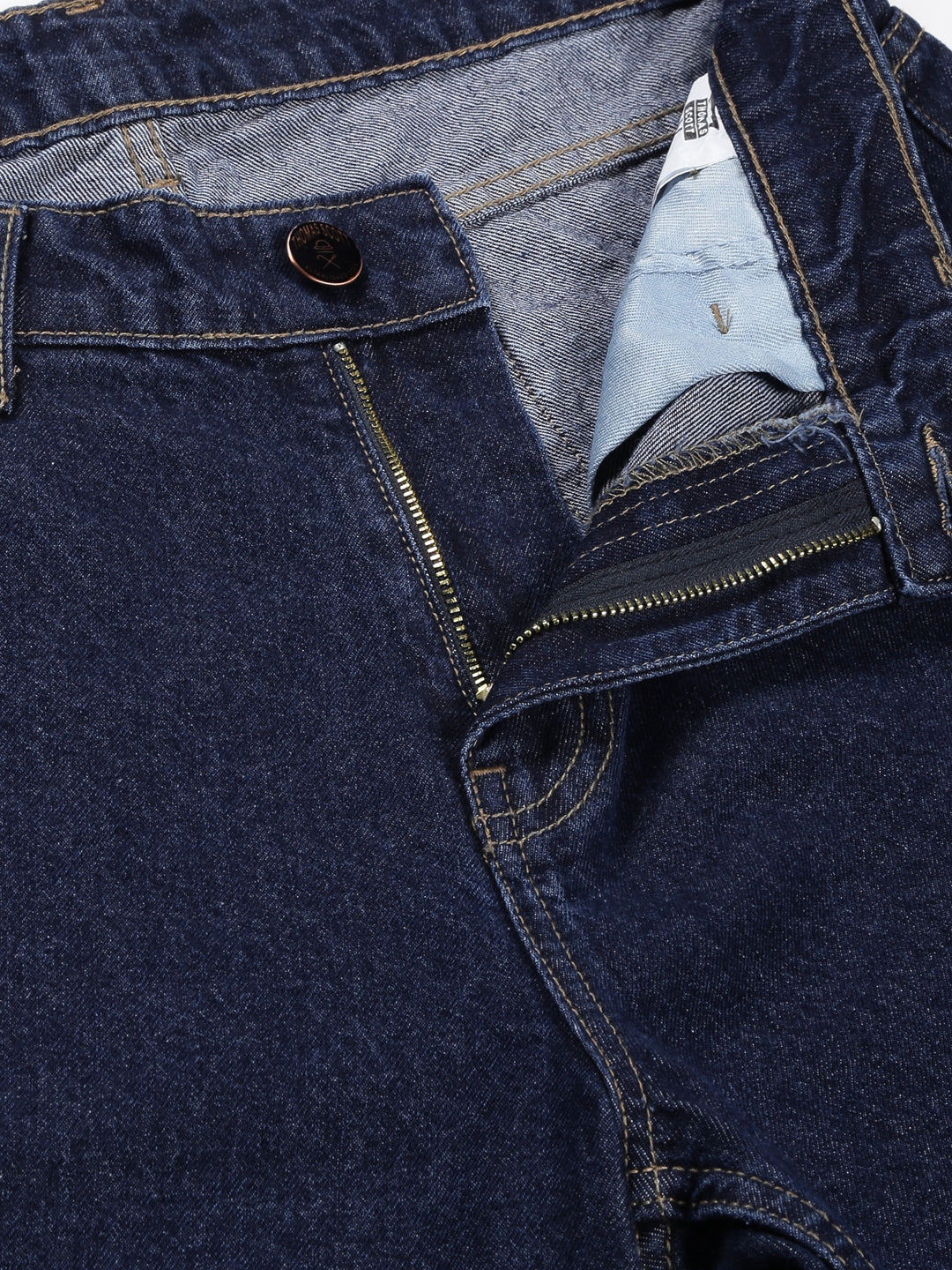 Thomas Scott Men Comfort Relaxed Fit Clean Look Pure Cotton Cargo Jeans