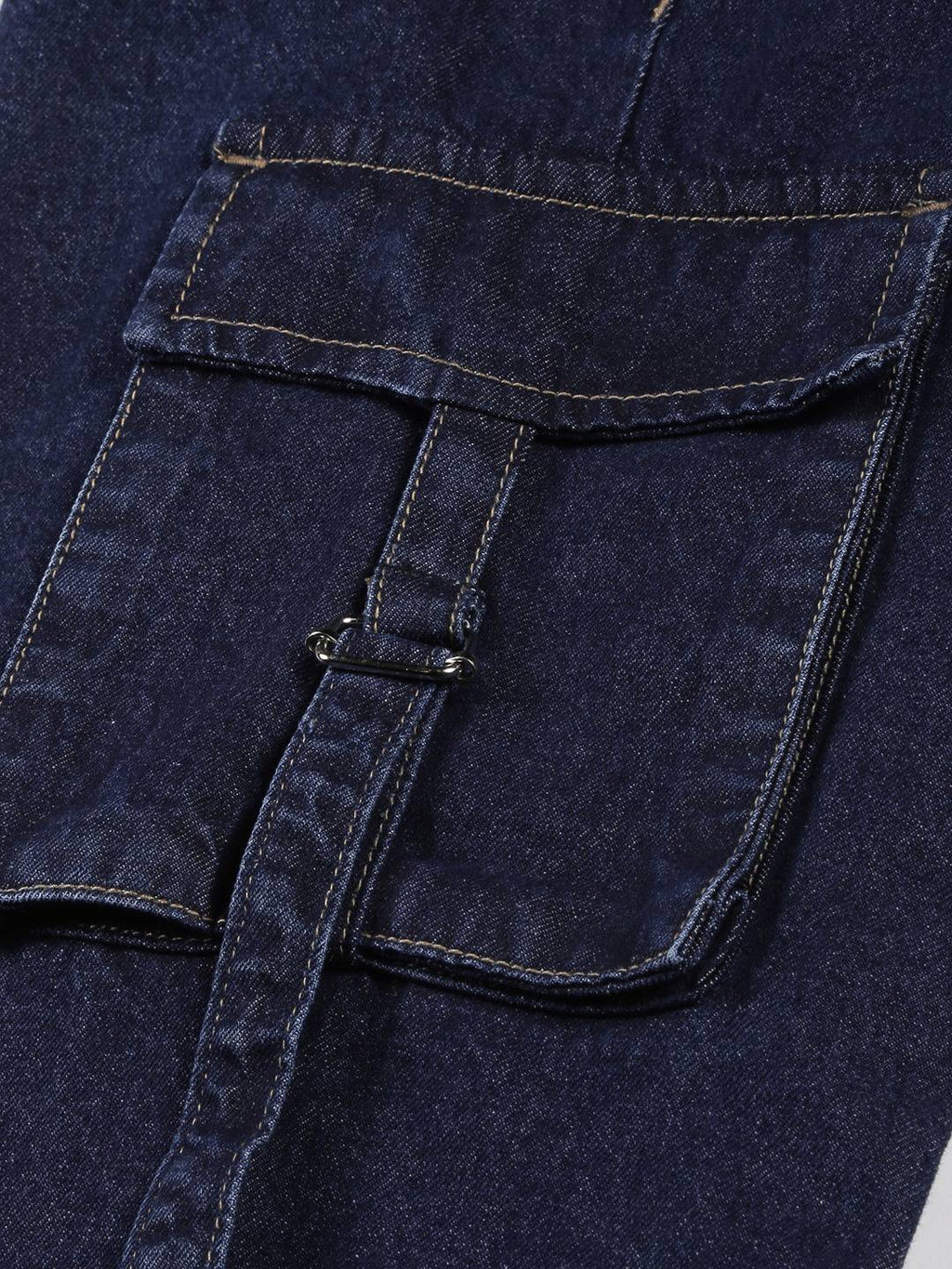 Thomas Scott Men Comfort Relaxed Fit Clean Look Pure Cotton Cargo Jeans