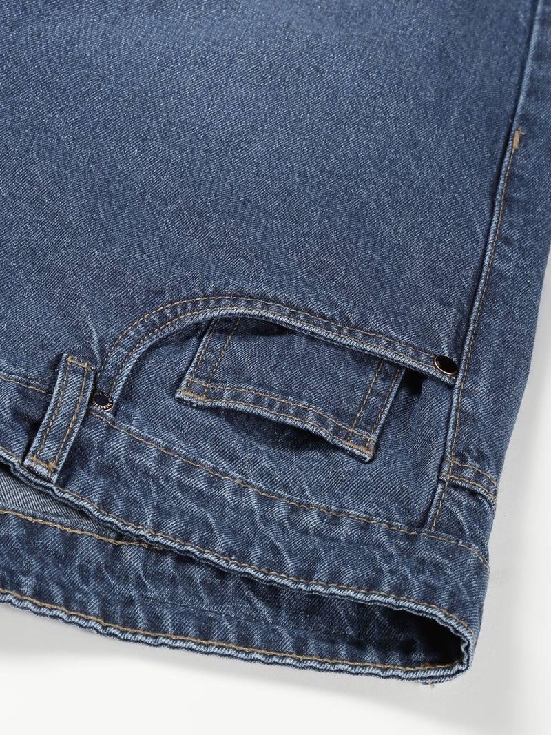 Thomas Scott Men Mid Rise Comfort Relaxed Fit Clean Look Light Fade Cotton Jeans
