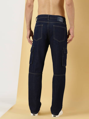 Thomas Scott Men Comfort Mid Rise Relaxed Fit Pure Cotton Jeans