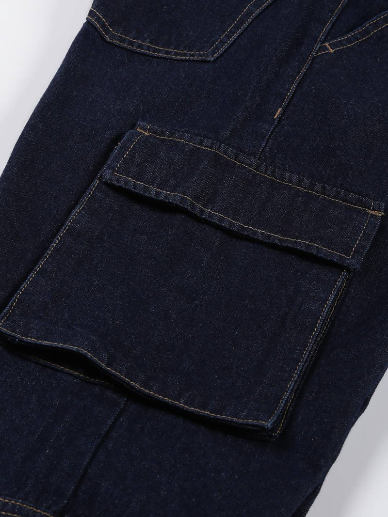 Thomas Scott Men Comfort Mid Rise Relaxed Fit Pure Cotton Jeans