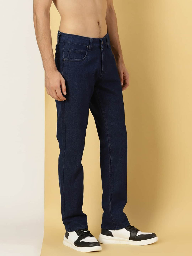 Thomas Scott Men Comfort Mid Rise Clean Look Stretchable Jeans