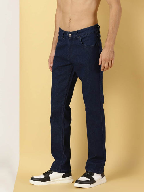 Thomas Scott Men Comfort Mid Rise Clean Look Stretchable Jeans