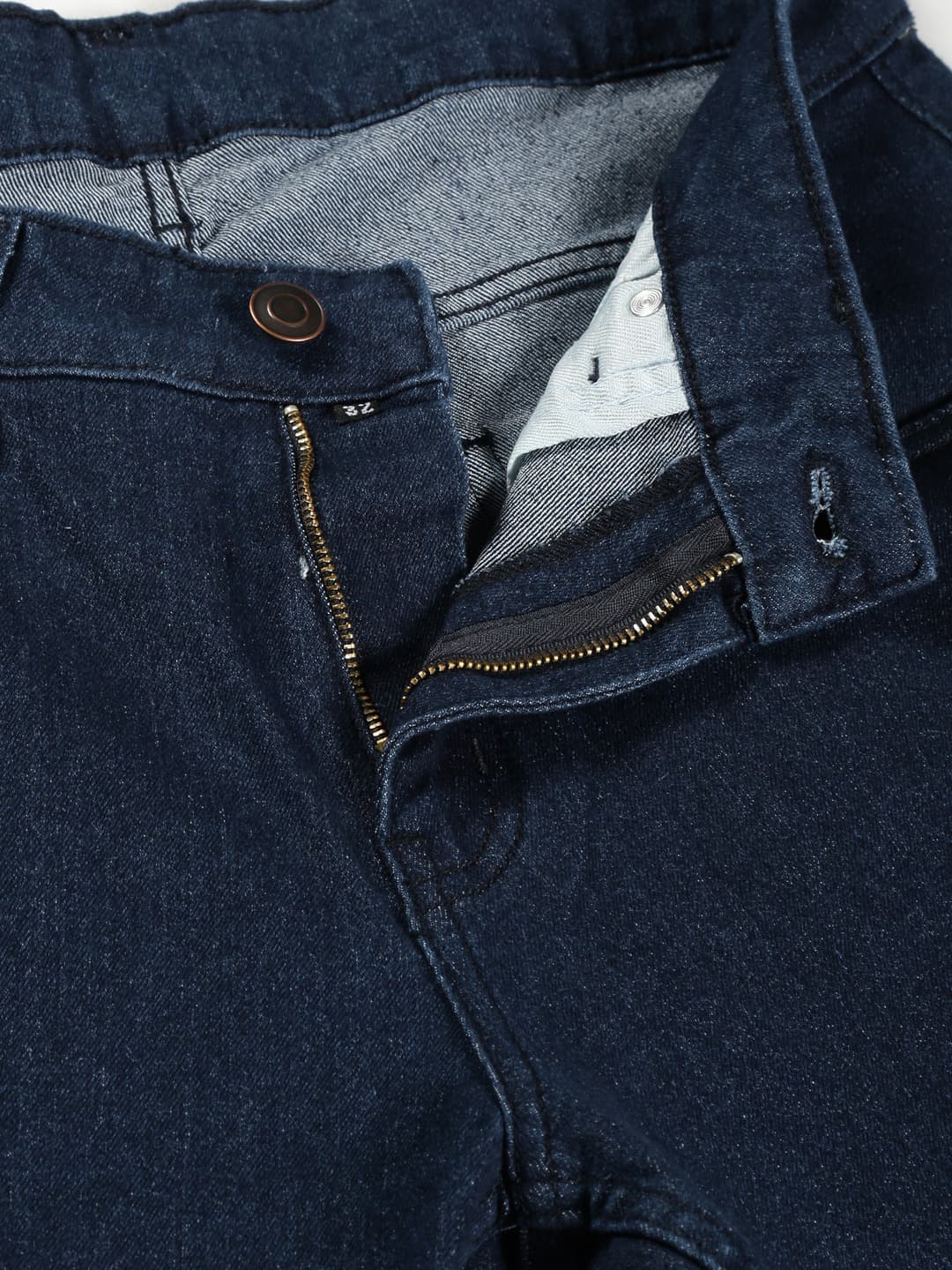 Thomas Scott Men Comfort Mid Rise Clean Look Stretchable Jeans