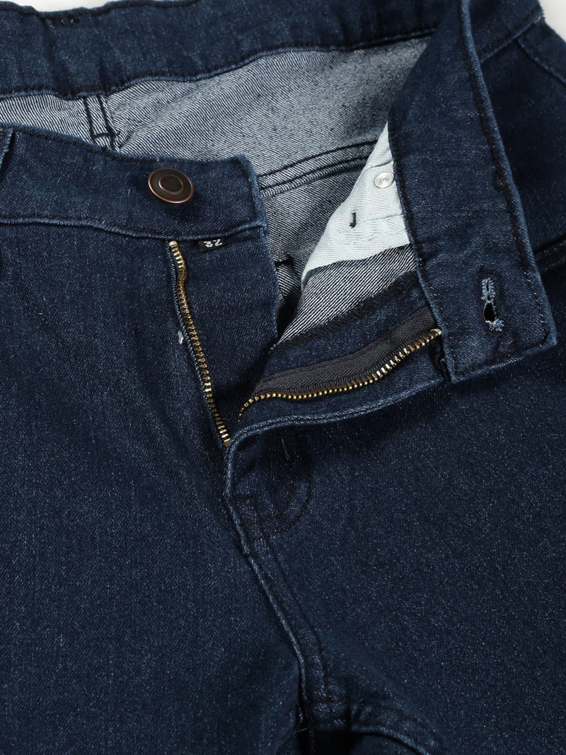 Thomas Scott Men Comfort Mid Rise Clean Look Stretchable Jeans