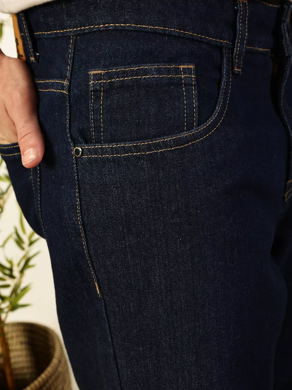 Thomas Scott Men Smart Relaxed Fit Baggy Jeans