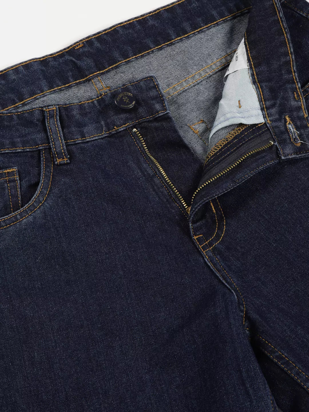 Thomas Scott Men Smart Relaxed Fit Pure Cotton Baggy Jeans