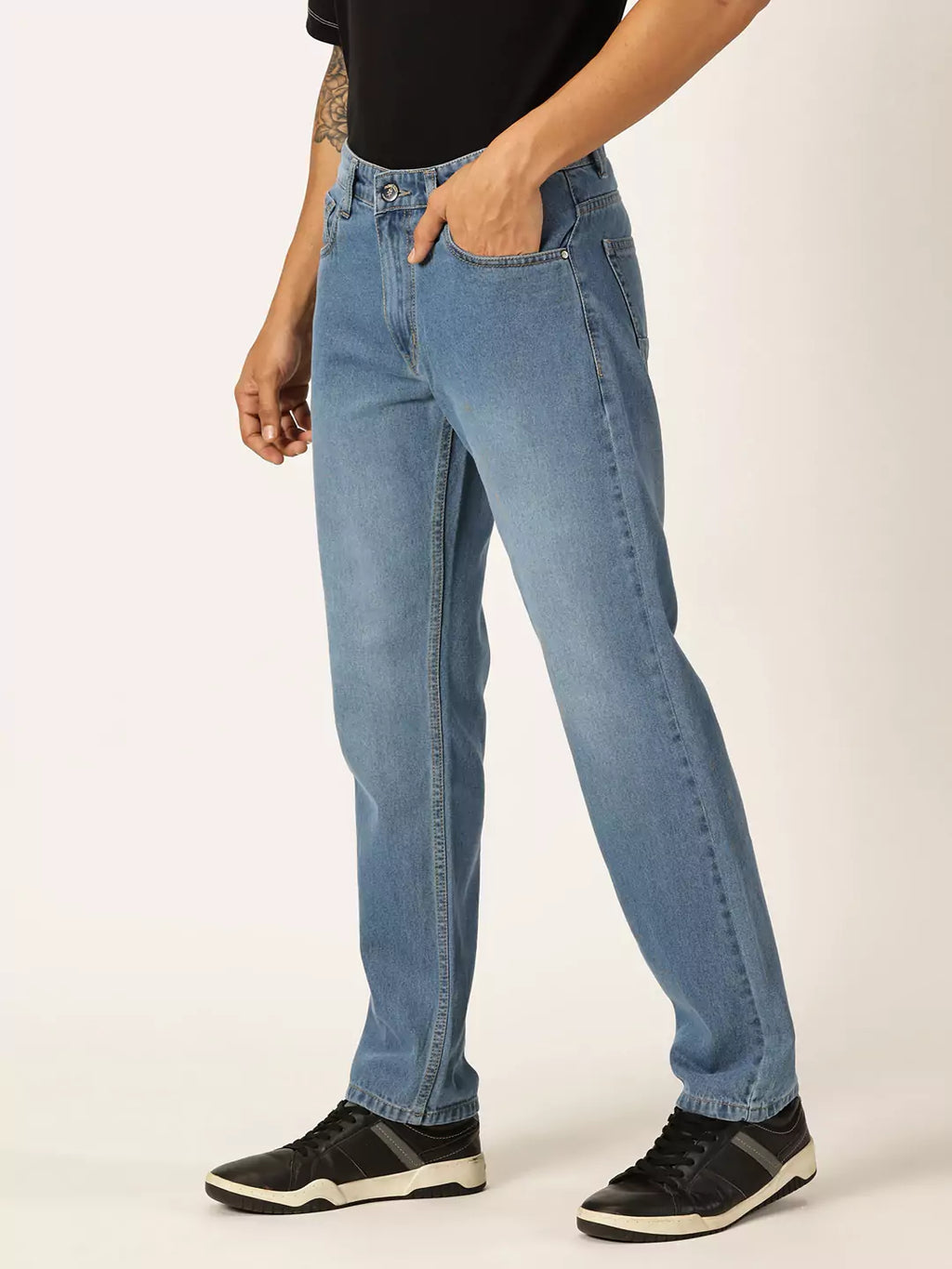 Dark Blue  Smart Relaxed Fit Jeans