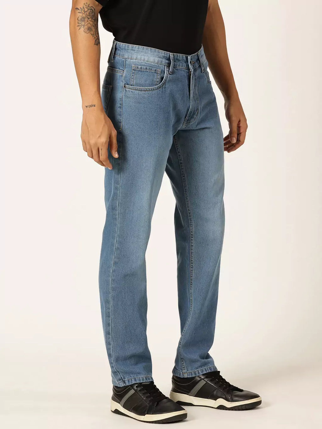 Dark Blue  Smart Relaxed Fit Jeans