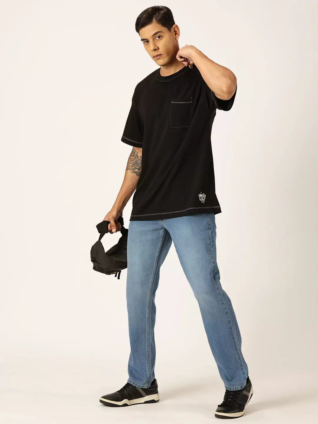 Dark Blue  Smart Relaxed Fit Jeans