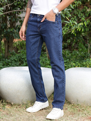 Thomas Scott Men Smart Slim Fit Light Fade Stretchable Jeans