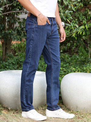 Thomas Scott Men Smart Slim Fit Light Fade Stretchable Jeans
