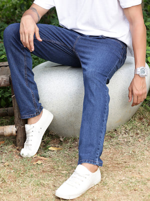 Thomas Scott Men Smart Slim Fit Light Fade Stretchable Jeans