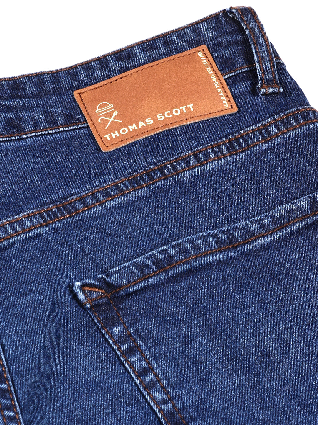 Thomas Scott Men Smart Slim Fit Light Fade Stretchable Jeans