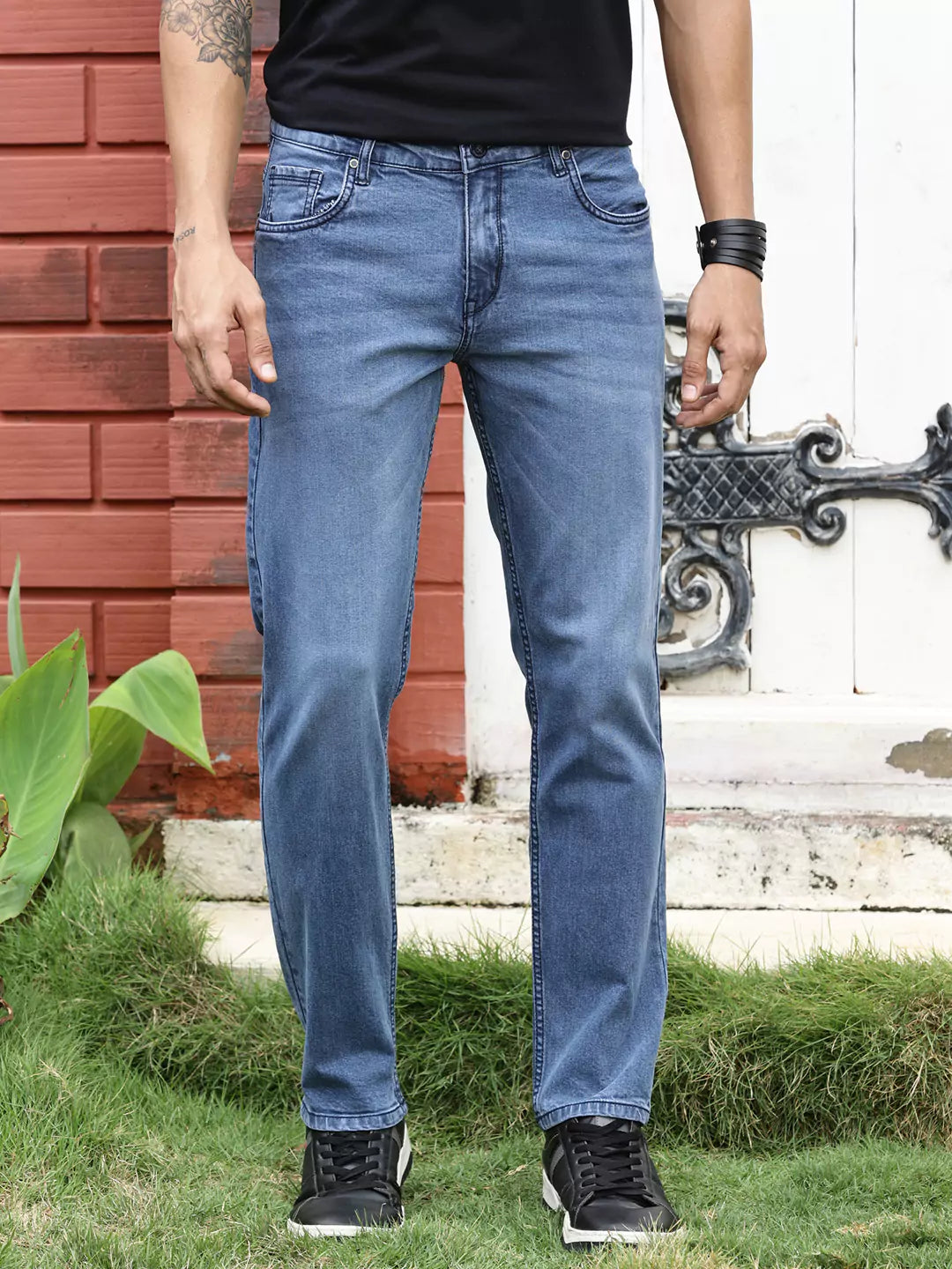 Thomas Scott Men Smart Light Fade Stretchable Jeans