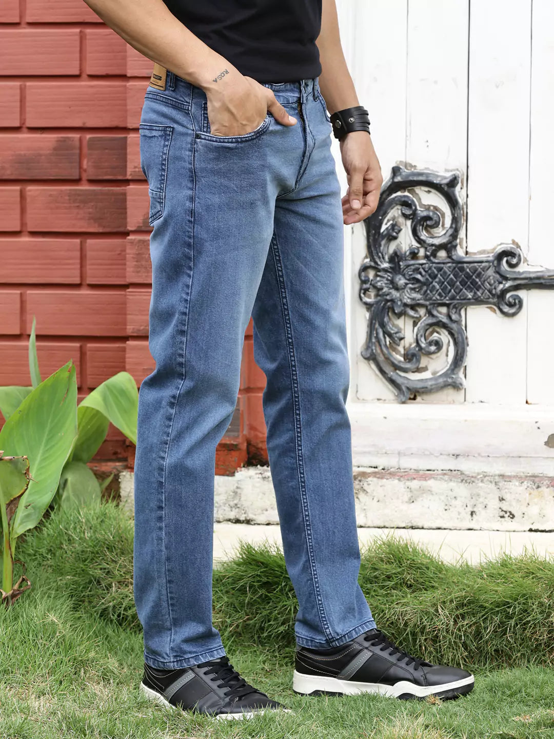 Thomas Scott Men Smart Light Fade Stretchable Jeans