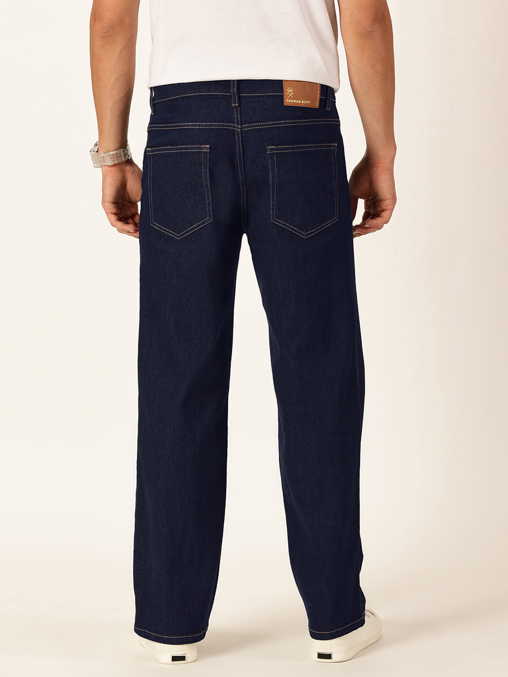 Thomas Scott Men Smart Relaxed Fit Stretchable Jeans