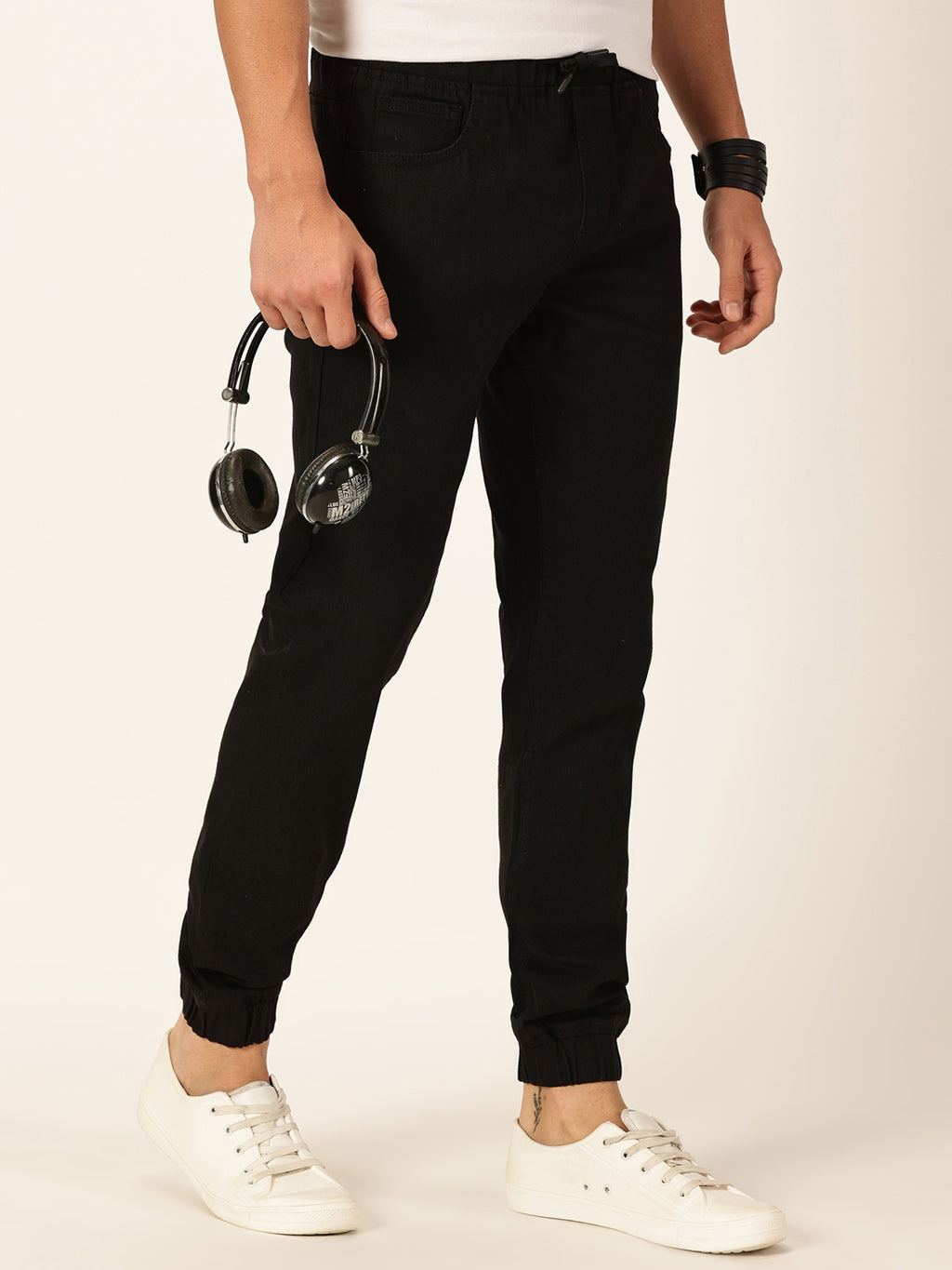 Thomas Scott Men Mid-Rise Smart Jogger Stretchable Jeans