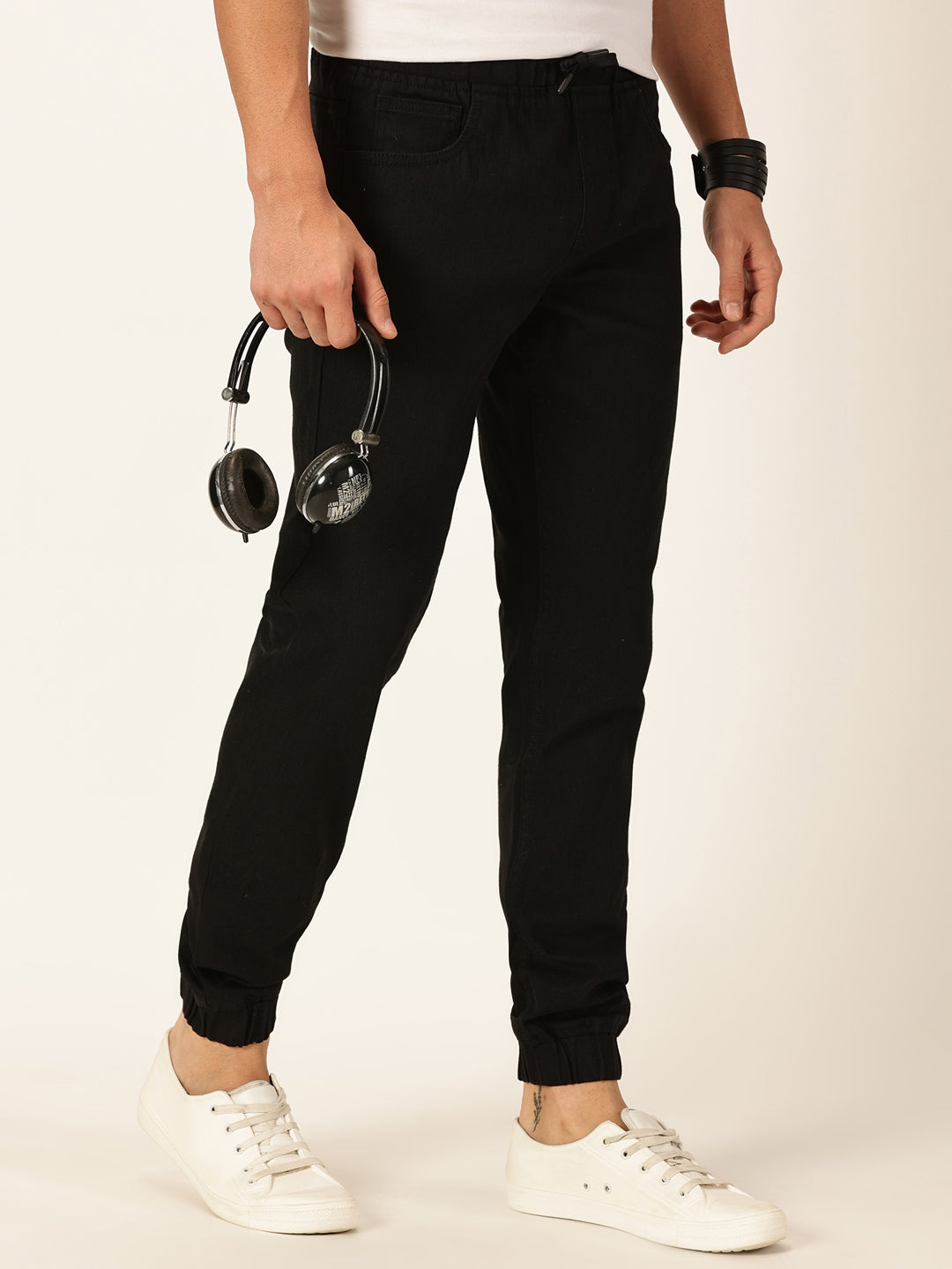 Thomas Scott Men Mid-Rise Smart Jogger Stretchable Jeans