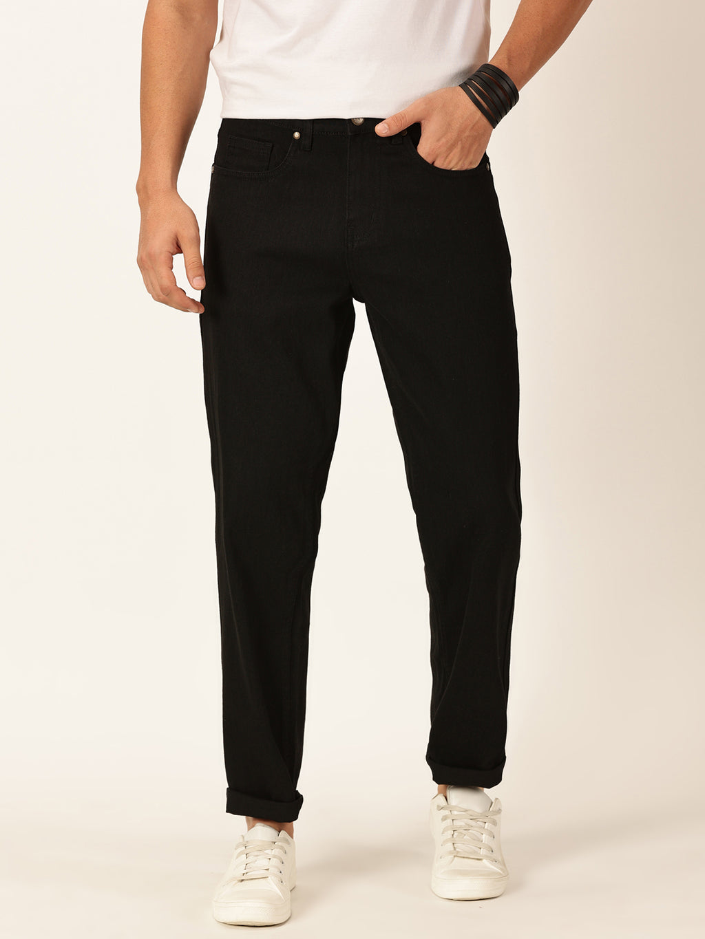 Thomas Scott Men Smart Relaxed Fit Stretchable Jeans