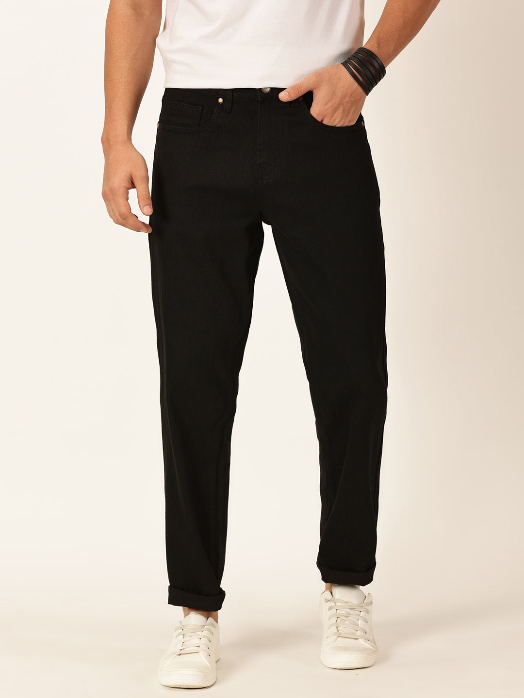 Thomas Scott Men Smart Relaxed Fit Stretchable Jeans
