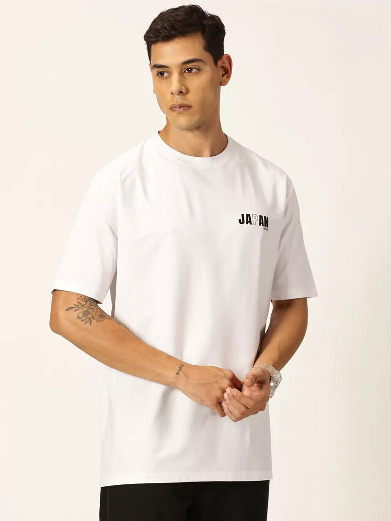 Thomas Scott Men Graphic Printed Drop Shoulder Oversized T-shirt