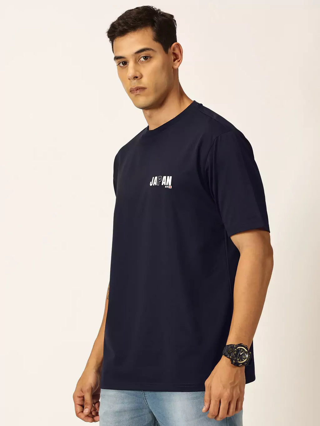 Thomas Scott Men Graphic Printed Drop Shoulder Oversized T-shirt