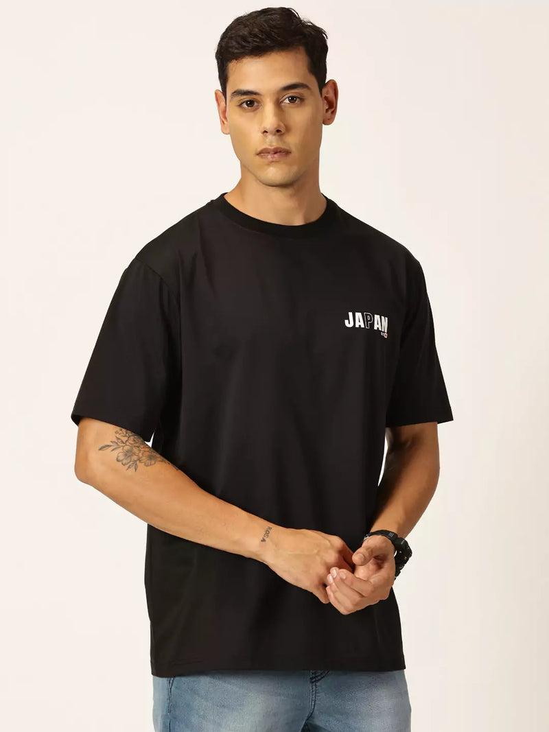 Thomas Scott Men Graphic Printed Drop Shoulder Oversized T-shirt