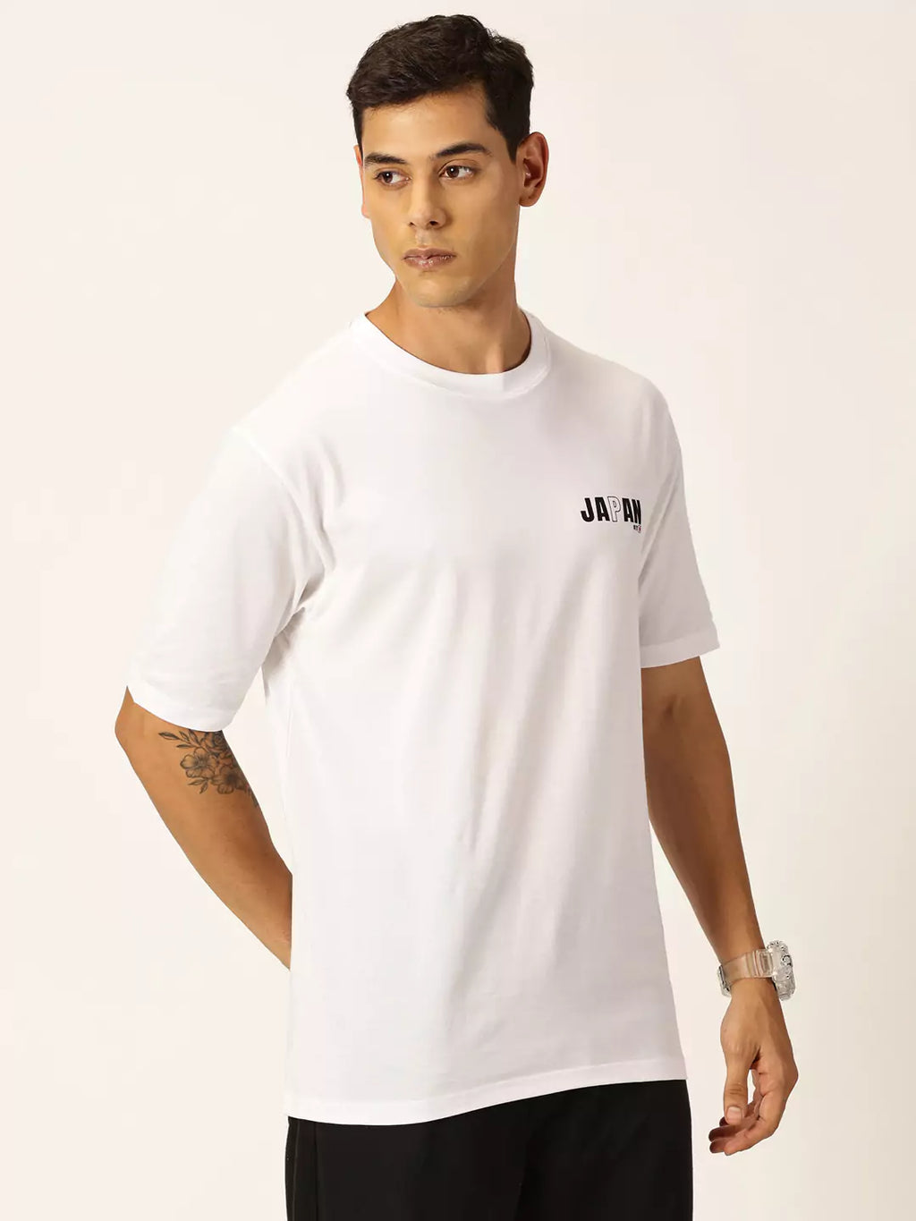 Thomas Scott Men Graphic Printed Drop Shoulder Oversized T-shirt