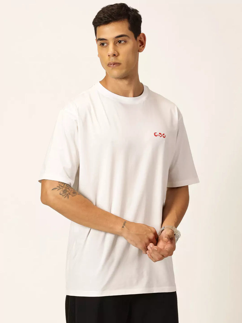 Thomas Scott Men Graphic Printed Drop Shoulder Oversized T-shirt