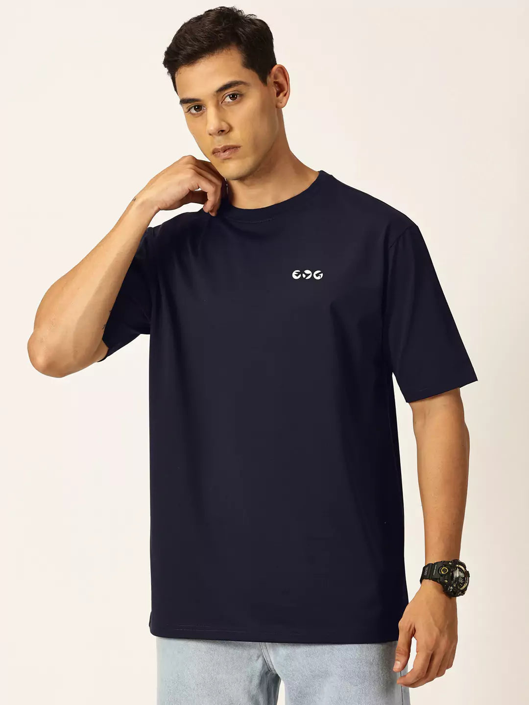 Thomas Scott Men Graphic Printed Drop Shoulder Oversized T-shirt