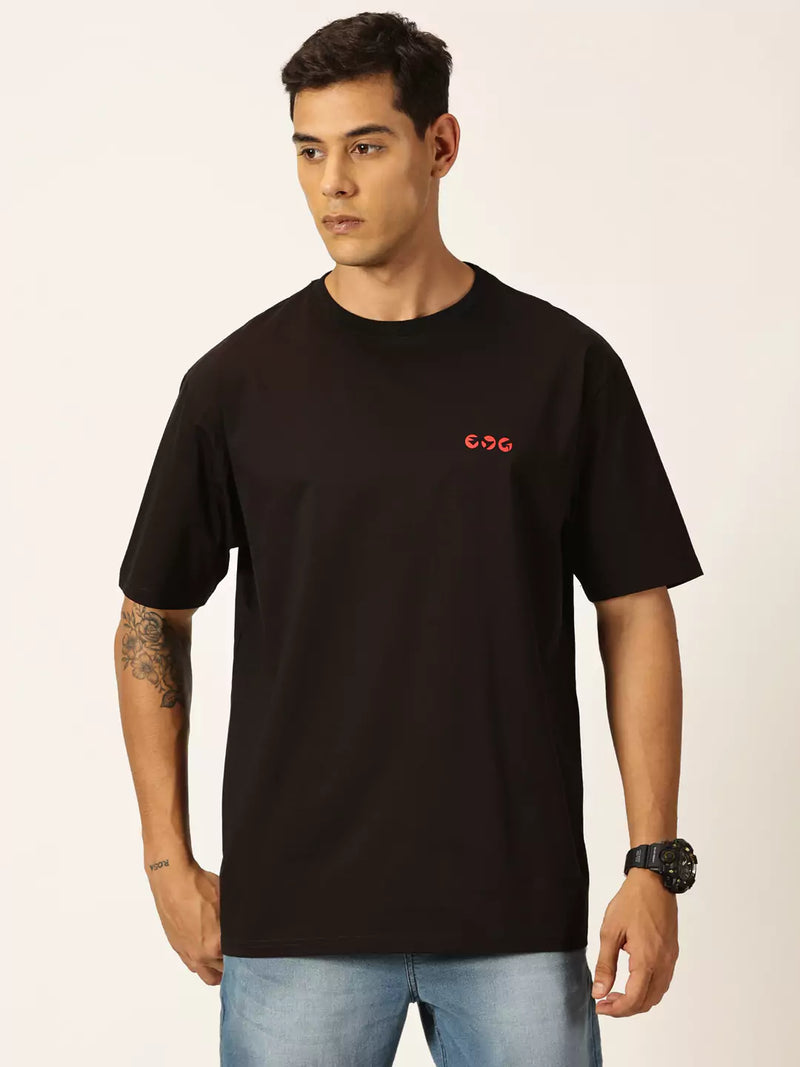 Thomas Scott Men Graphic Printed Drop Shoulder Oversized T-shirt