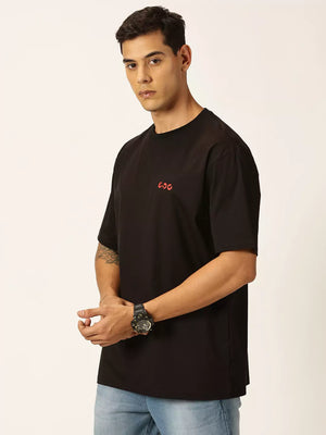 Thomas Scott Men Graphic Printed Drop Shoulder Oversized T-shirt