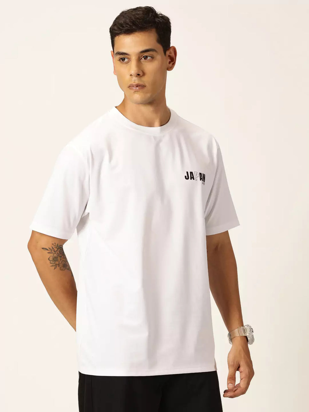 Thomas Scott Men Graphic Printed Drop Shoulder Oversized T-shirt
