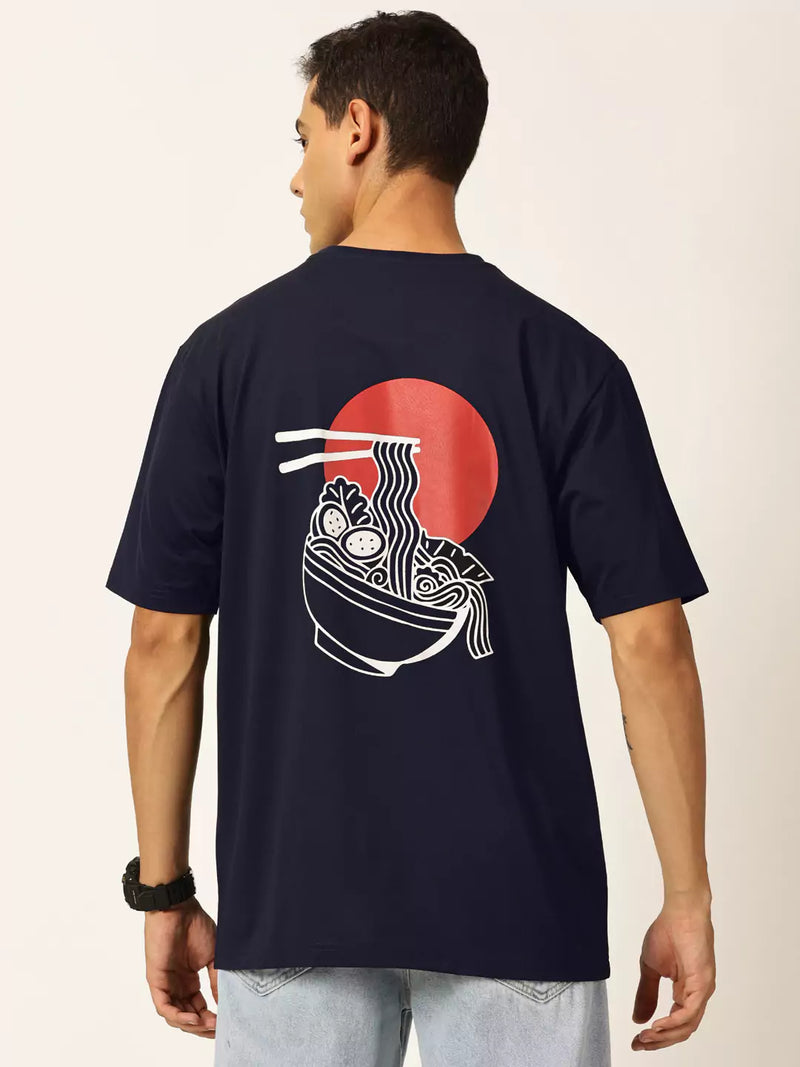 Thomas Scott Men Graphic Printed Drop Shoulder Oversized T-shirt