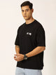Thomas Scott Men Graphic Printed Drop Shoulder Oversized T-shirt