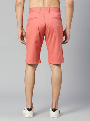 Thomas Scott Men Mid-Rise Slim Fit Cotton Chino Shorts