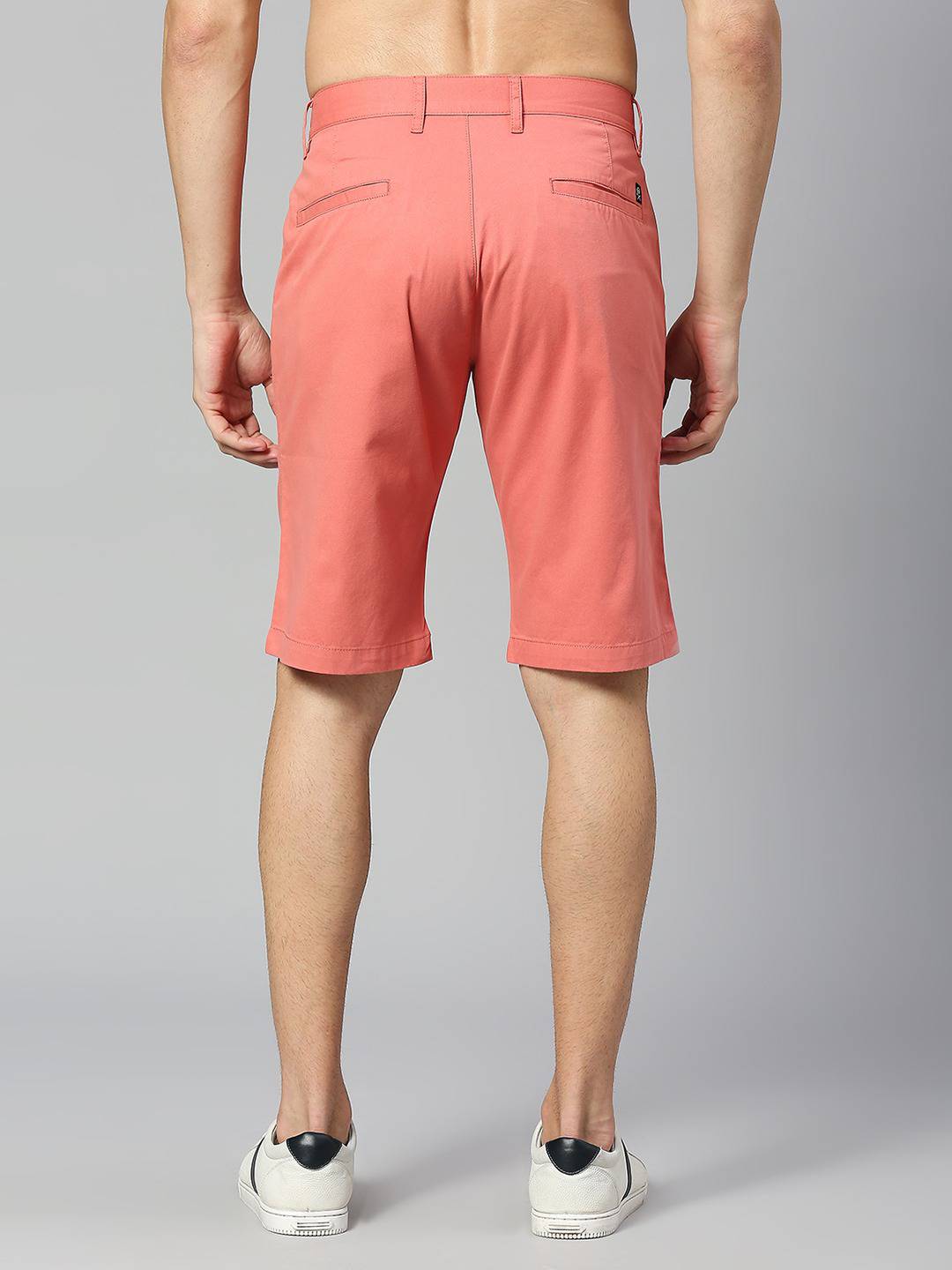 Thomas Scott Men Mid-Rise Slim Fit Cotton Chino Shorts