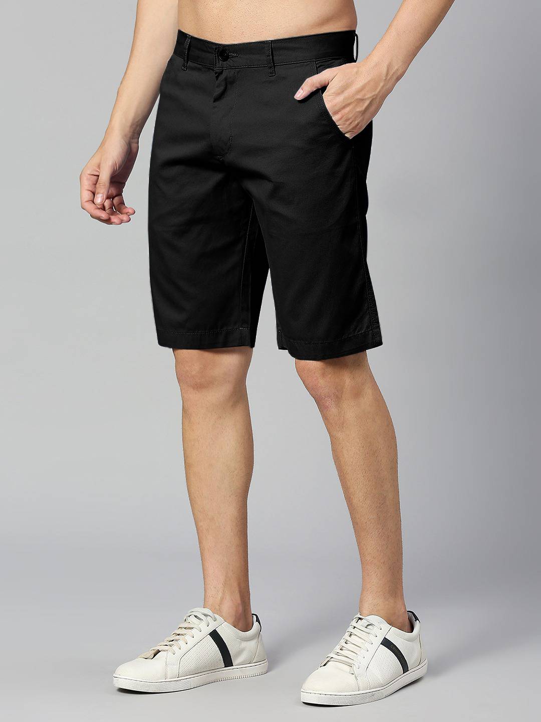 Thomas Scott Men Mid-Rise Slim Fit Shorts