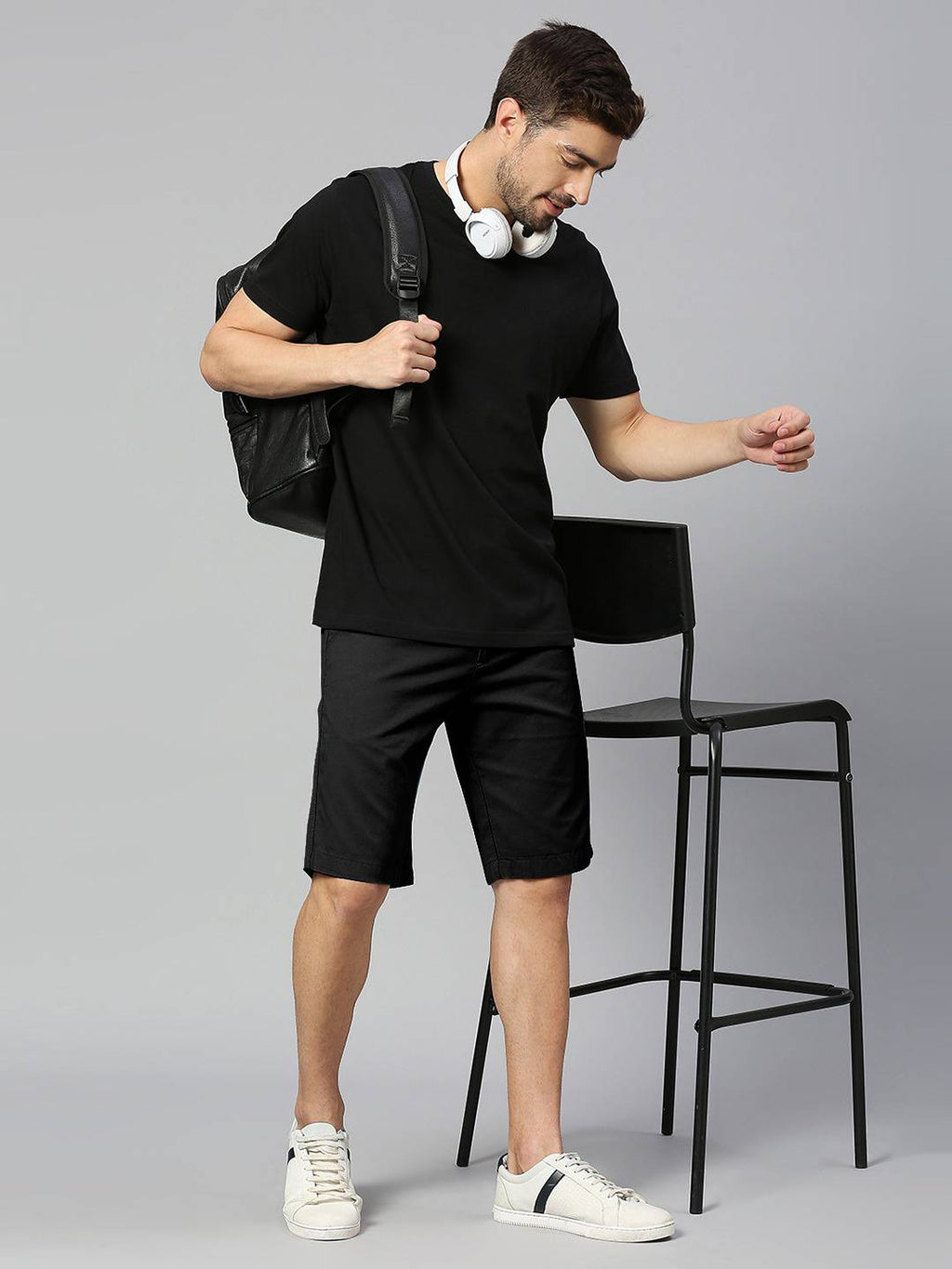 Thomas Scott Men Mid-Rise Slim Fit Shorts