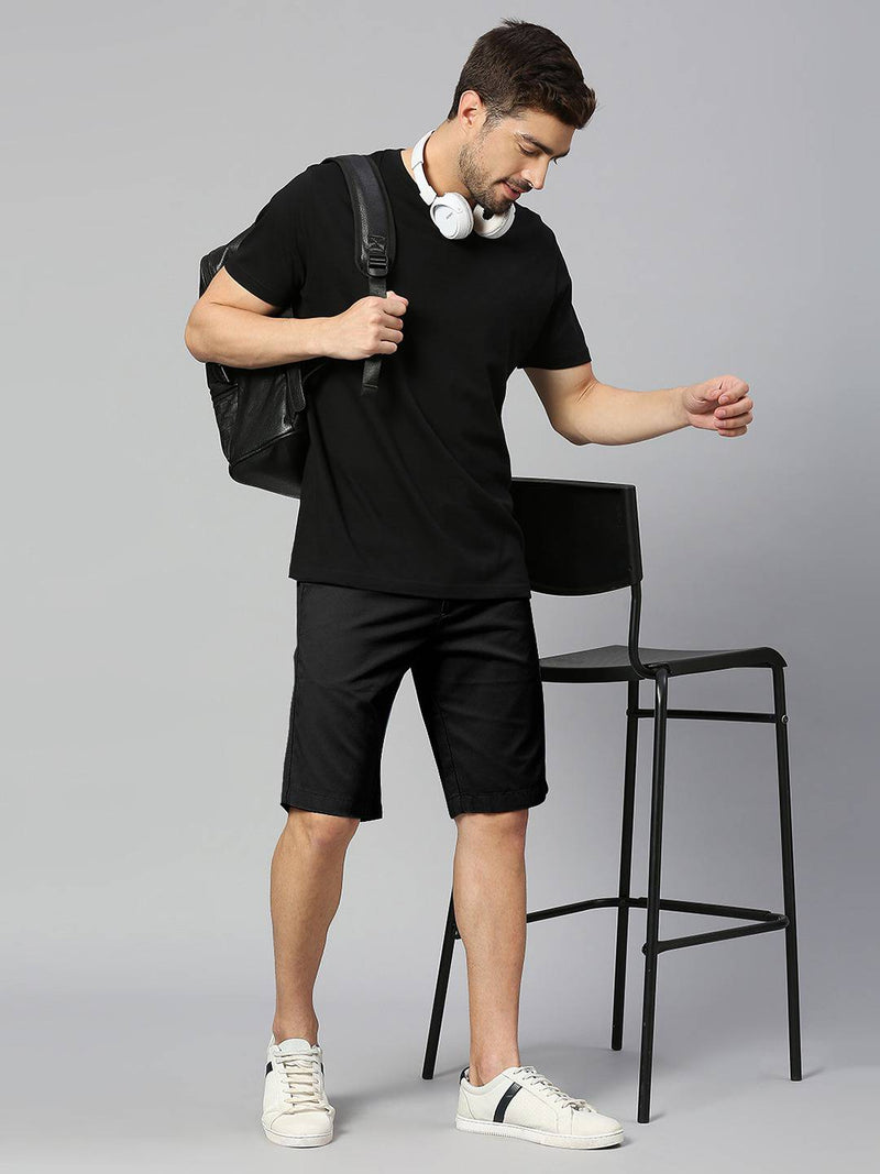 Thomas Scott Men Mid-Rise Slim Fit Shorts