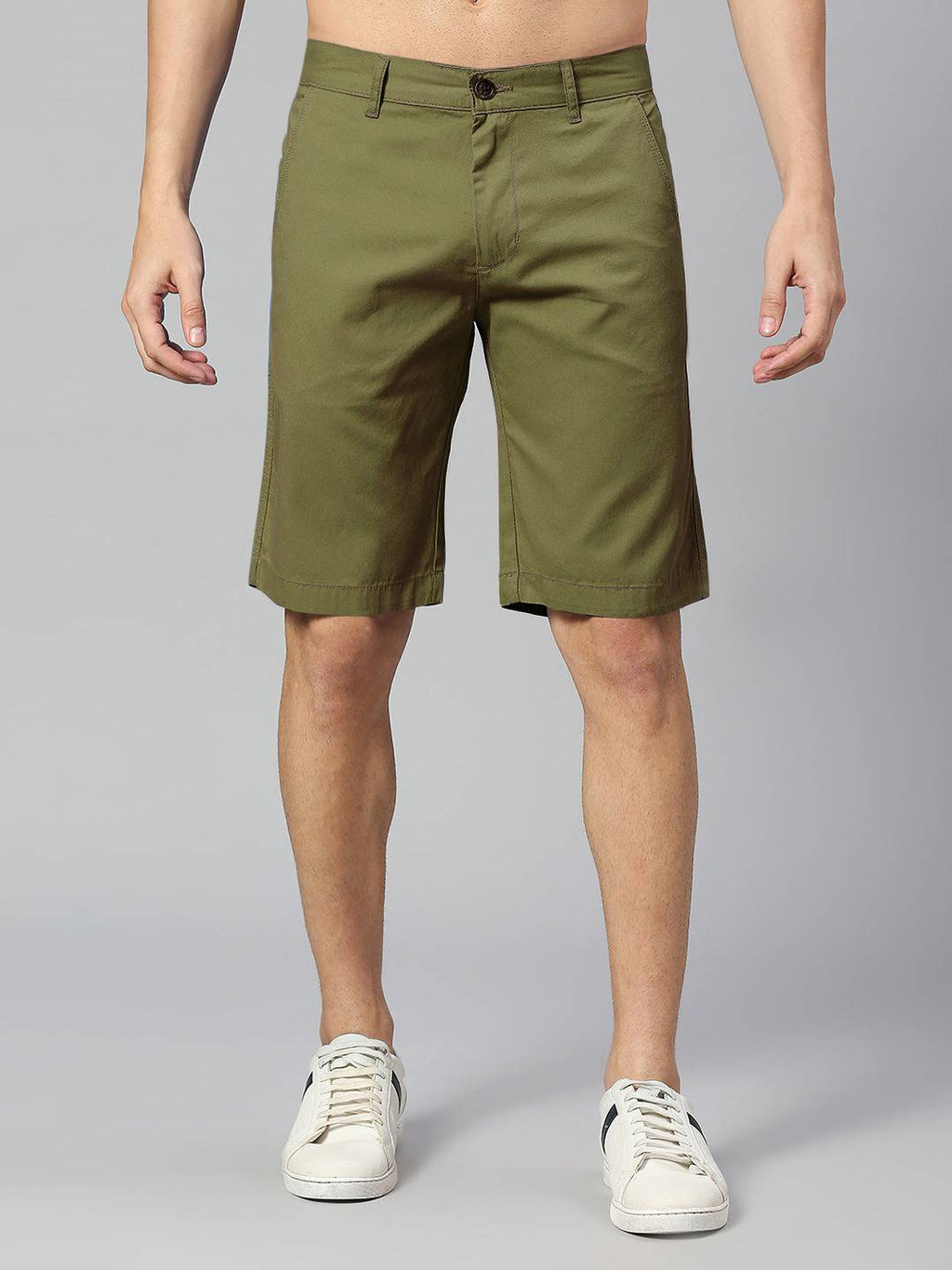 Thomas Scott Men Mid-Rise Pure Cotton Slim Fit Shorts