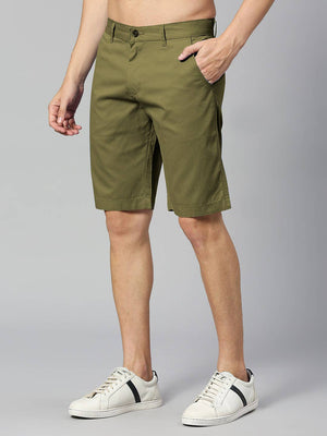 Thomas Scott Men Mid-Rise Pure Cotton Slim Fit Shorts