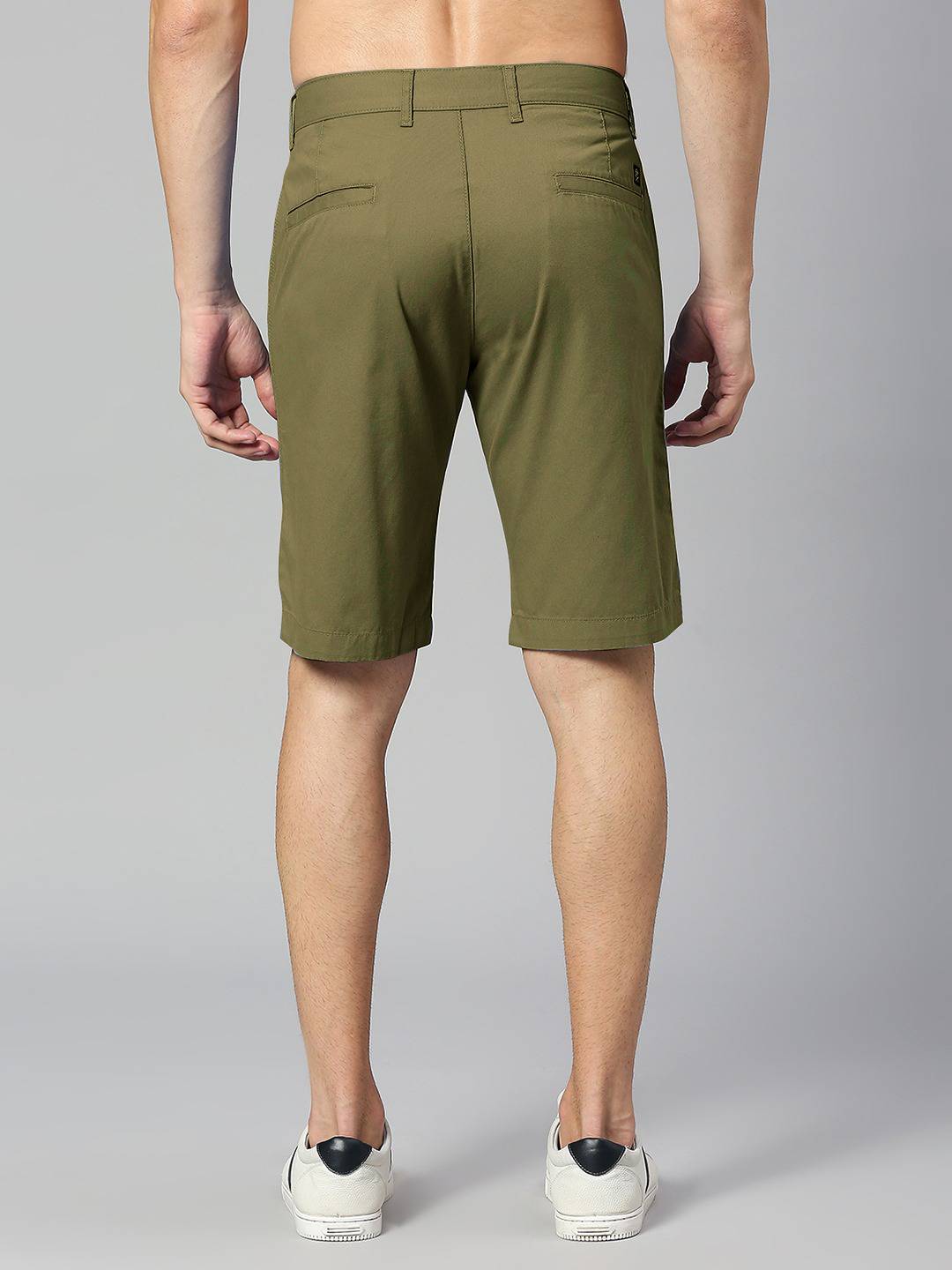Thomas Scott Men Mid-Rise Pure Cotton Slim Fit Shorts